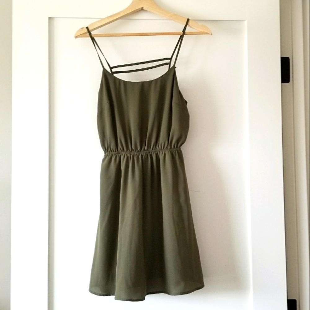 Princess Vera Wang Olive Green Dress